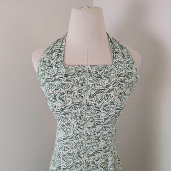 Vintage Halter Maxi Dress Square Neckline - Picture 9 of 15